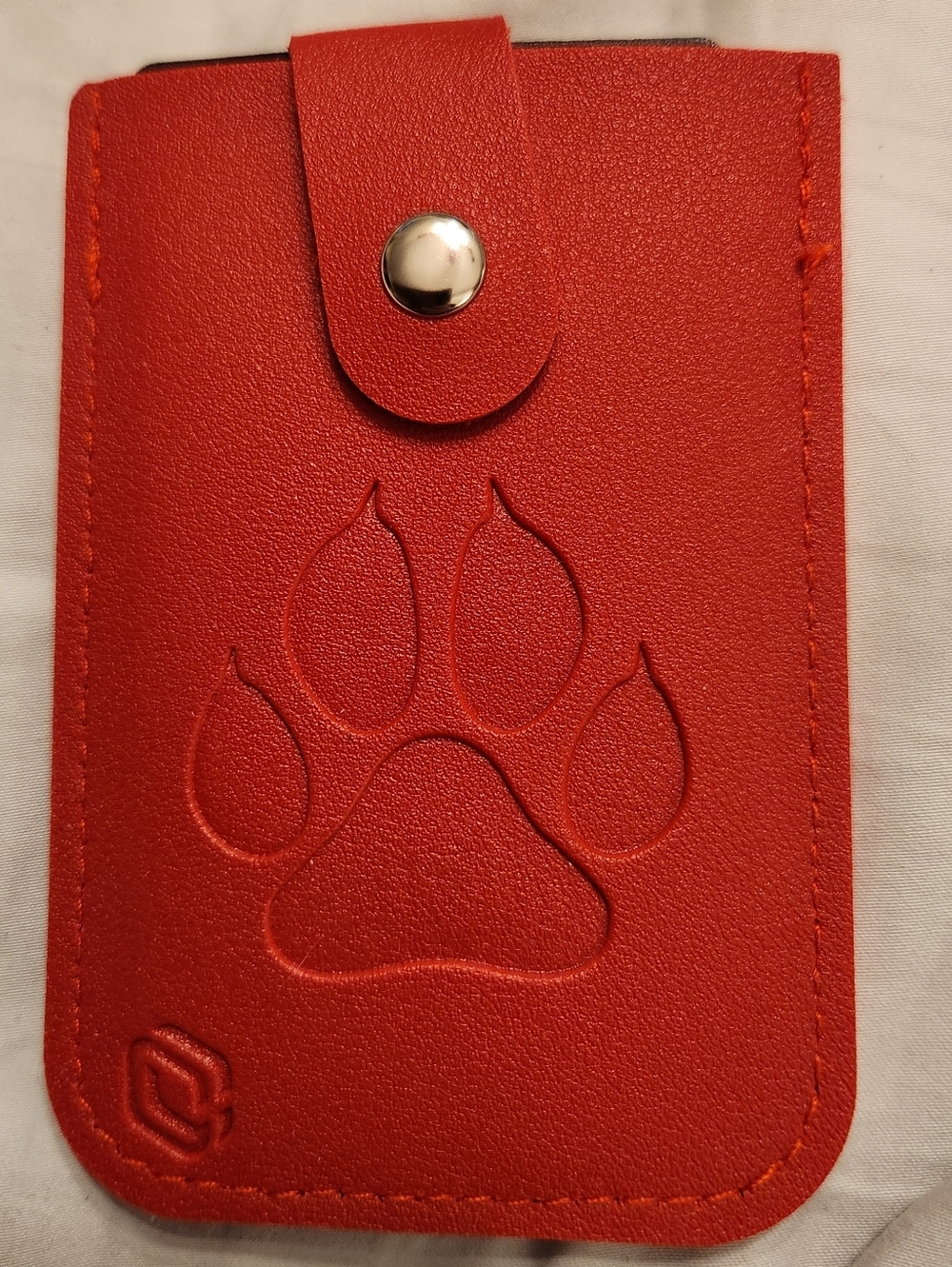 Red Paw-card Wallet
